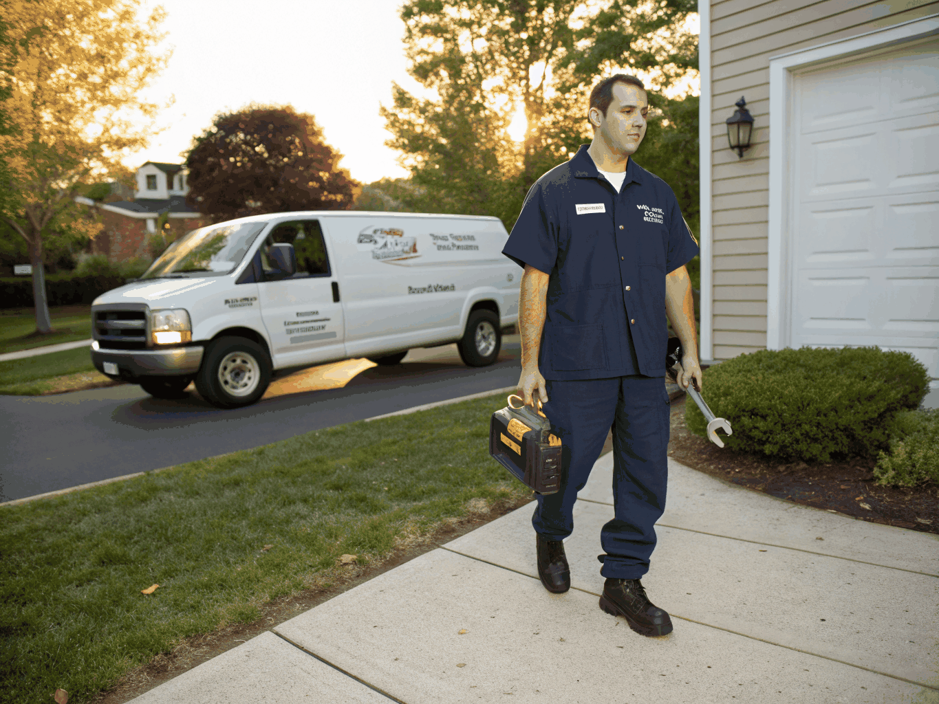 Certified appliance repair technician inspecting high-end diagnostic equipment in Sandy Springs